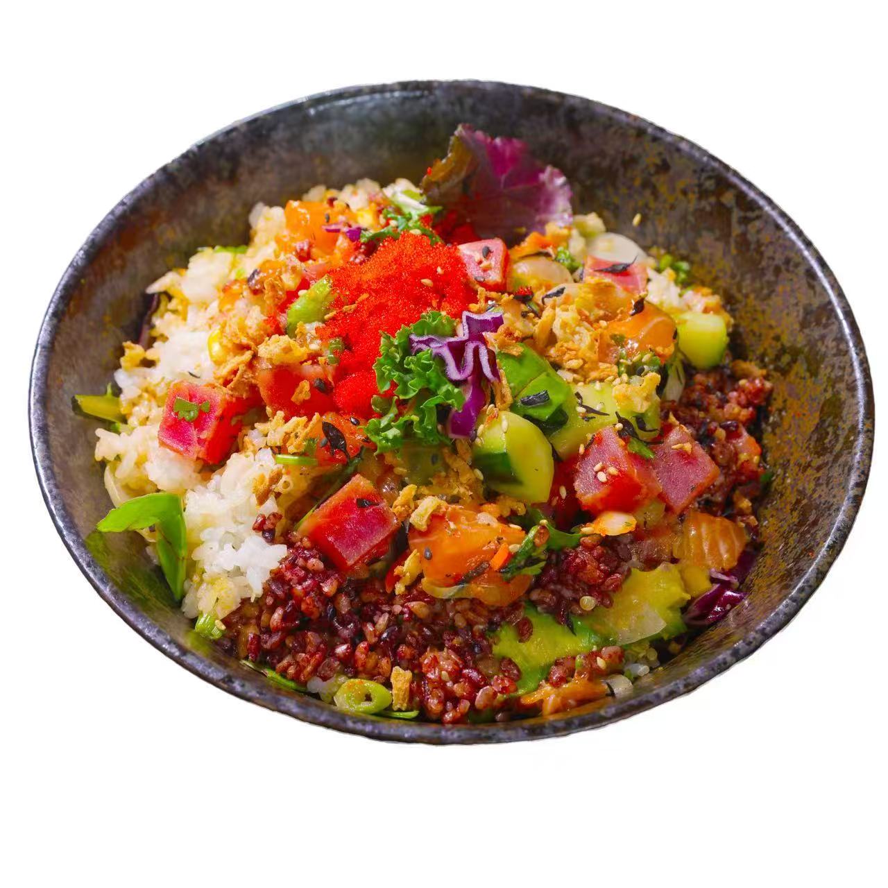 Tuna and Salmon Fan bowl